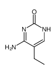 2(1H)-Pyrimidinone, 4-amino-5-ethyl- (9CI) structure