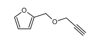 2-((prop-2-yn-1-yloxy)methyl)furan Structure
