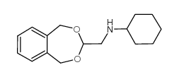 cyclohexyl-(5,9-dihydro-6,8-dioxa-benzo-cyclohepten-7-ylmethyl)-amine Structure