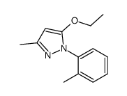 1H-Pyrazole,5-ethoxy-3-methyl-1-(2-methylphenyl)-(9CI) picture