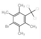 Benzene,1-bromo-2,3,5,6-tetramethyl-4-(trichloromethyl)-结构式