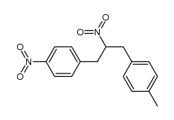 1-methyl-4-(2-nitro-3-(4-nitrophenyl)propyl)benzene Structure