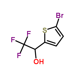 1-(5-BROMOTHIEN-2-YL)-2,2,2-TRIFLUOROETHANOL Structure
