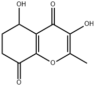 6,7-Dihydro-3,5-dihydroxy-2-methyl-4H-1-benzopyran-4,8(5H)-dione Structure