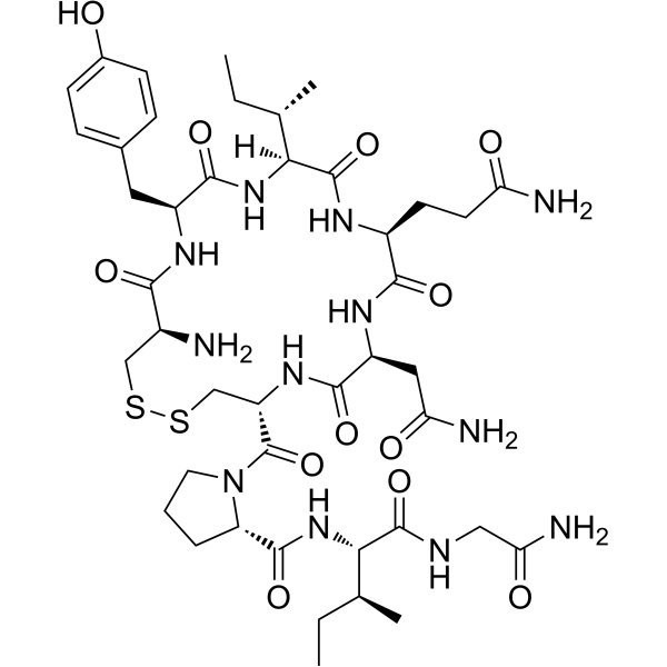 (Ile8)-Oxytocin trifluoroacetate salt Structure