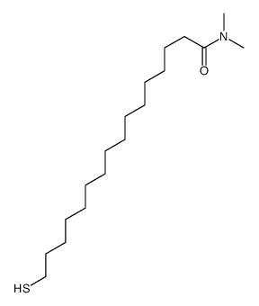 N,N-dimethyl-16-sulfanylhexadecanamide Structure