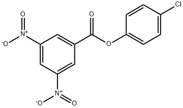 Benzoic acid, 3,5-dinitro-, 4-chlorophenyl ester picture