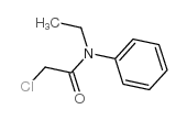 2-氯-N-乙基-N-苯基乙酰胺结构式