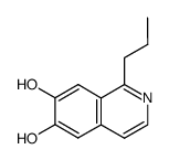 6,7-Isoquinolinediol, 1-propyl- (9CI) Structure