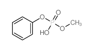 Phosphoric acid, monomethyl monophenyl ester结构式