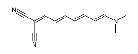 2-[7-(dimethylamino)hepta-2,4,6-trienylidene]propanedinitrile结构式