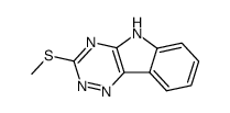 3-METHYLTHIO-1,2,4-TRIAZINO[5,6-B]INDOLE结构式