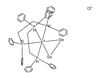 [Ir(1,2-bis(diphenylphosphino)ethane)2Se2]Cl Structure