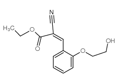 ethyl 2-cyano-3-[2-(2-hydroxyethoxy)phenyl]prop-2-enoate Structure