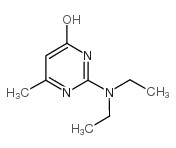 2-(diethylamino)-6-methyl-1H-pyrimidin-4-one Structure