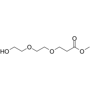 Hydroxy-PEG2-C2-methyl ester结构式