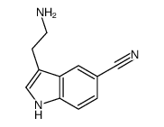 3-(2-aminoethyl)-1H-indole-5-carbonitrile Structure