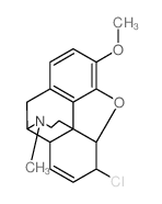 7-chloro-9-methoxy-3-methyl-2,4,4a,7,7a,13-hexahydro-1H-4,12-methanobenzofuro[3,2-e]isoquinoline Structure