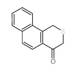 1H-Naphtho[1,2-c]thiopyran-4(3H)-one结构式