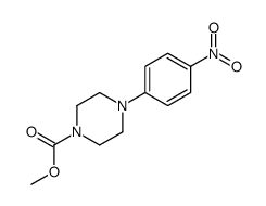 methyl 4-(4-nitrophenyl)piperazine-1-carboxylate Structure