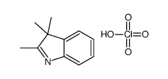 perchloric acid,2,3,3-trimethylindole Structure