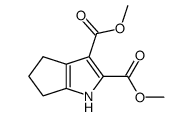 dimethyl 1,4,5,6-tetrahydrocyclopentapyrrole-2,3-dicarboxylate Structure