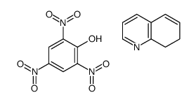 7,8-dihydroquinoline,2,4,6-trinitrophenol结构式