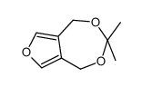 3,3-dimethyl-1,5-dihydrofuro[3,4-e][1,3]dioxepine结构式