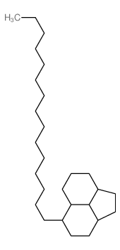 5-n-Pentadecyltricyclo[6.3.1.04,12]dodecane结构式