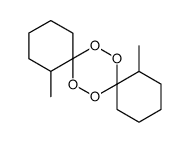5,14-dimethyl-7,8,15,16-tetraoxadispiro[5.2.59.26]hexadecane结构式