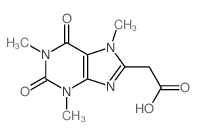 8-Caffeineacetic acid structure