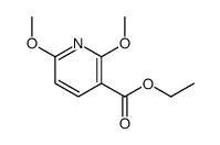 ethyl 2,6-dimethoxypyridine-3-carboxylate结构式