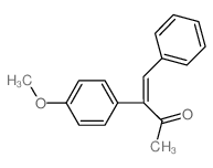 3-Buten-2-one, 3-(4-methoxyphenyl)-4-phenyl- (en) Structure