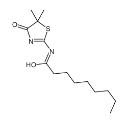 N-(5,5-dimethyl-4-oxo-1,3-thiazol-2-yl)nonanamide Structure