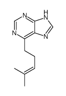 6-(4-methylpent-3-enyl)-7H-purine Structure