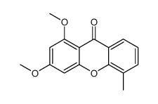 1,3-dimethoxy-5-methylxanthen-9-one Structure