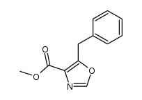 methyl 5-benzyloxazole-4-carboxylate Structure