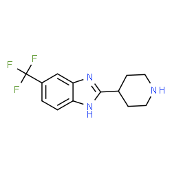 2-PIPERIDIN-4-YL-6-TRIFLUOROMETHYL-1H-BENZOIMIDAZOLE结构式