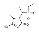 3-[1-(Ethylsulfonyl)ethyl]-4-methyl-2,5-pyrrolidinedione Structure