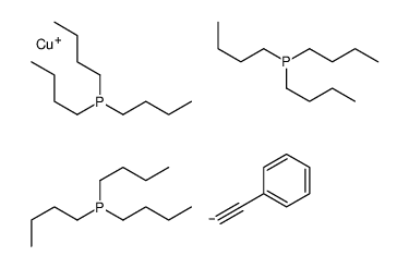 copper(1+),ethynylbenzene,tributylphosphane结构式