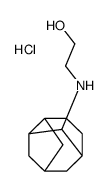 N-(2-Hydroxyethyl)-4-protoadamantaneamine hydrochloride结构式