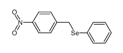 (4-nitrophenyl)methyl phenyl selenide Structure