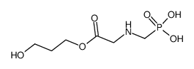 3-hydroxypropyl-N-phosphonomethyl glycinate Structure