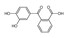 2-(3,4-Dihydroxybenzoyl)benzoic acid Structure