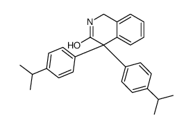 4,4-bis(4-propan-2-ylphenyl)-1,2-dihydroisoquinolin-3-one Structure