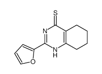 2-(furan-2-yl)-5,6,7,8-tetrahydro-1H-quinazoline-4-thione结构式