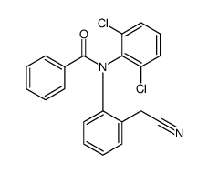 N-[2-(cyanomethyl)phenyl]-N-(2,6-dichlorophenyl)benzamide结构式