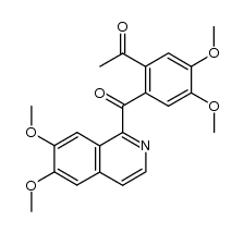2'-acetylpapaveraldine结构式
