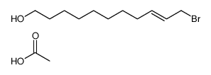 acetic acid,11-bromoundec-9-en-1-ol结构式