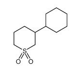 3-cyclohexylthiane 1,1-dioxide结构式